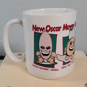 Vintage Oscar Mayer‎ Mug/Cup 1999 New Oscar Mayer Retirement Centers Established
